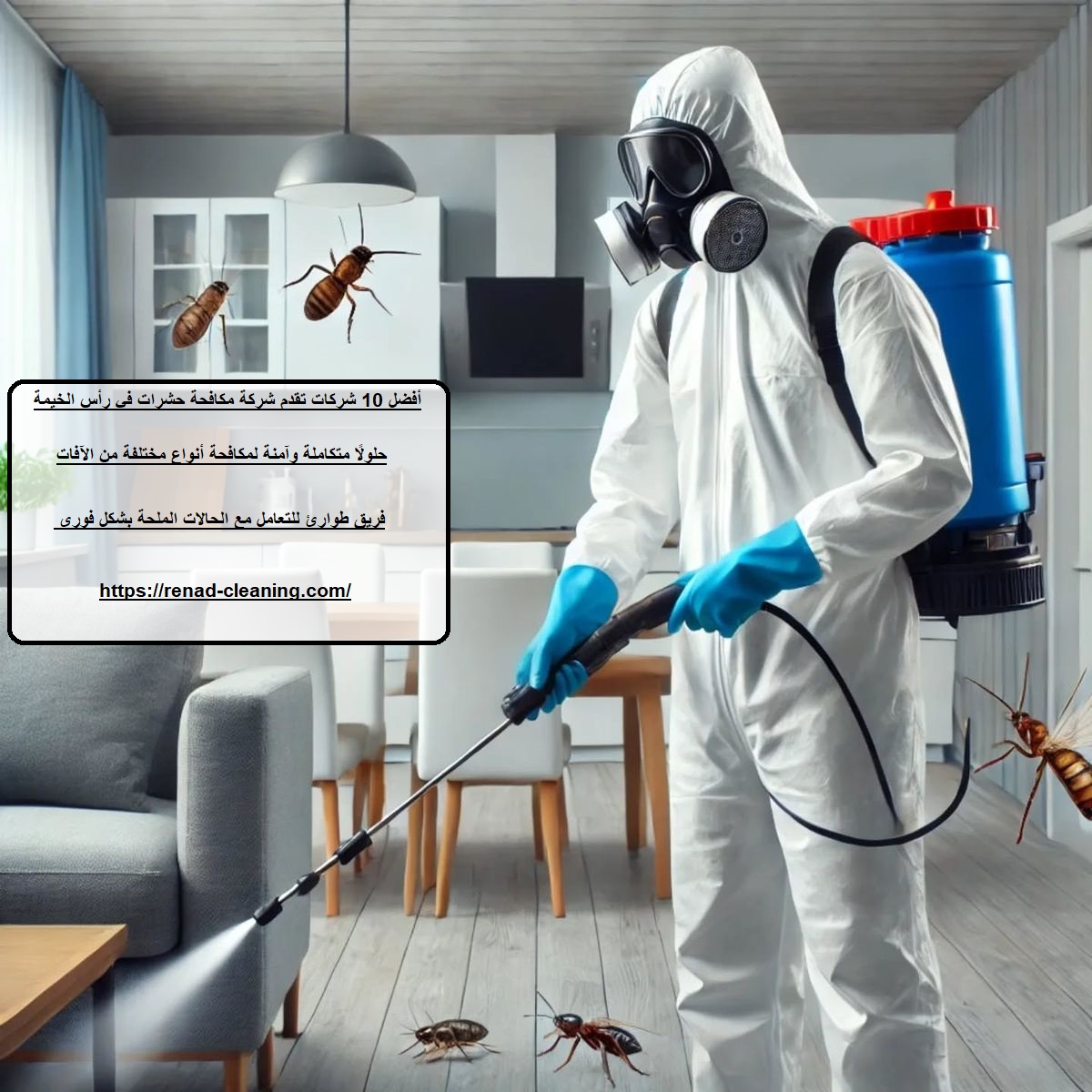 أفضل 10 شركات تقدم شركة مكافحة حشرات في رأس الخيمة