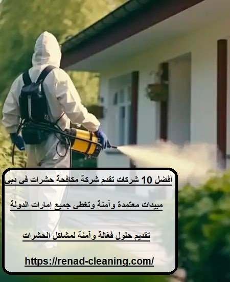 أفضل 10 شركات تقدم شركة مكافحة حشرات في دبي